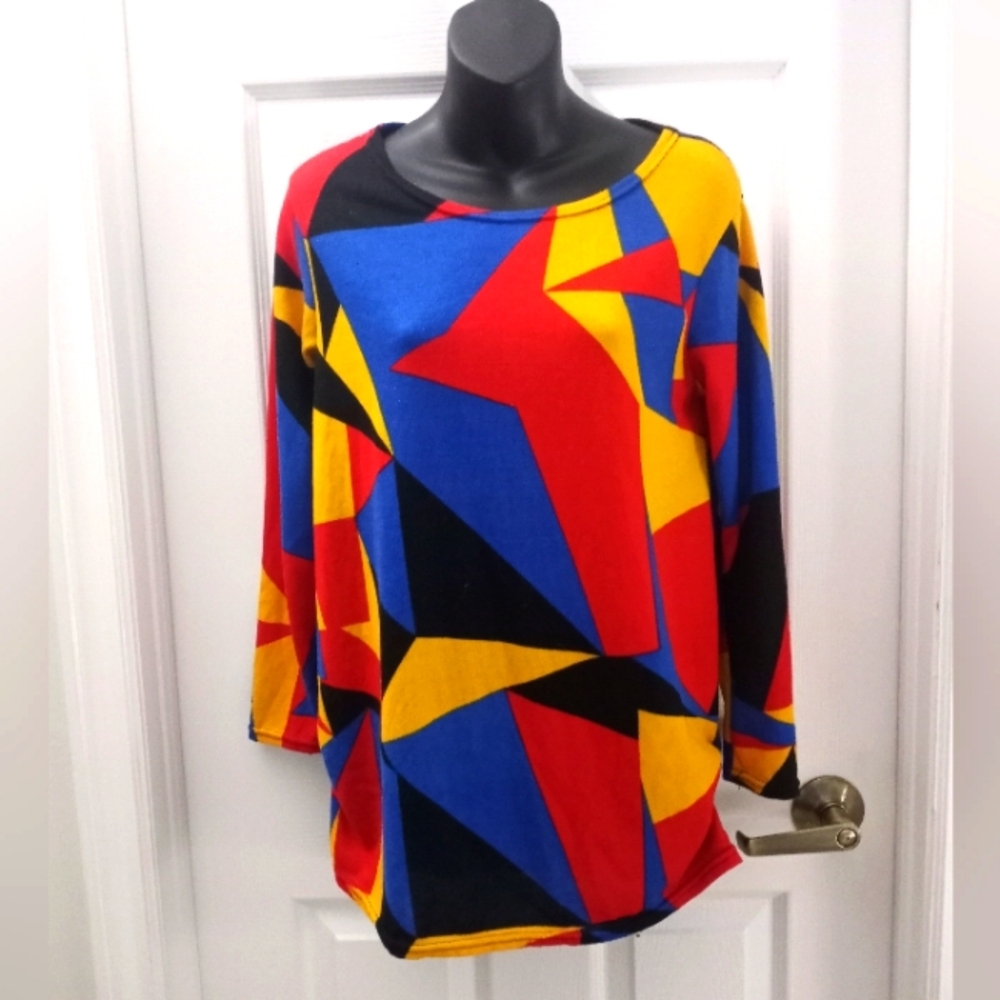 😊special 5 For $25 Colorful Geometric Women's Top